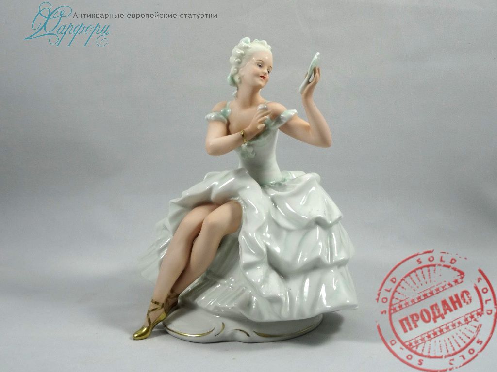 Фарфор, статуэтка, Германия, антиквариат, Schaubach Kunst
